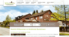 Desktop Screenshot of hotel-bockelmann.de