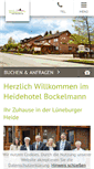Mobile Screenshot of hotel-bockelmann.de