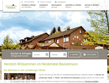 Tablet Screenshot of hotel-bockelmann.de
